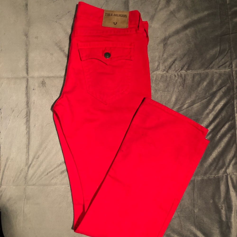 MENS True Religion Jeans (Red)